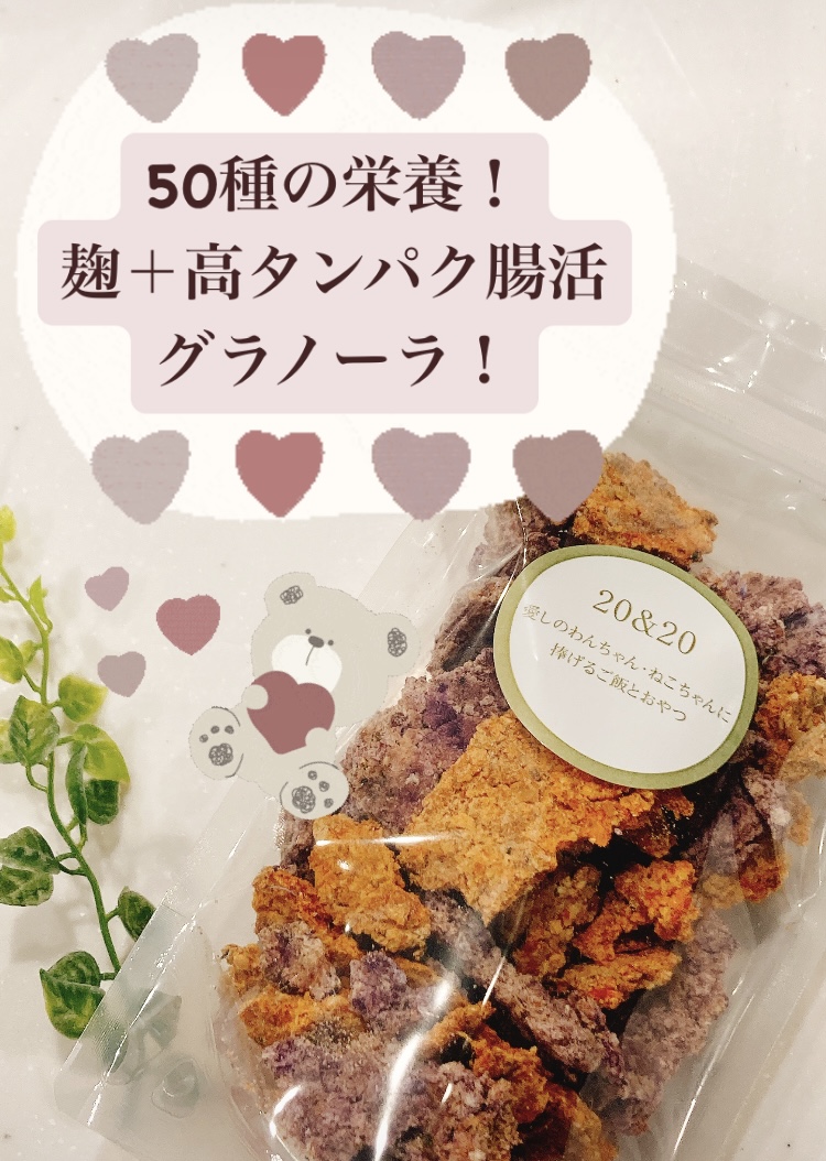 【30g増量！賞味期限長め♡】『 50種の栄養！麹＋高タンパク腸活グラノーラ！』どのグラノーラでも合計4コご注文で＋1コプレゼント！